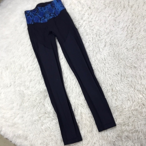 Lululemon All The Right Places Pant Naval Blue Mini Ziggy Snake Pipe Dream Blue - Picture 1 of 9